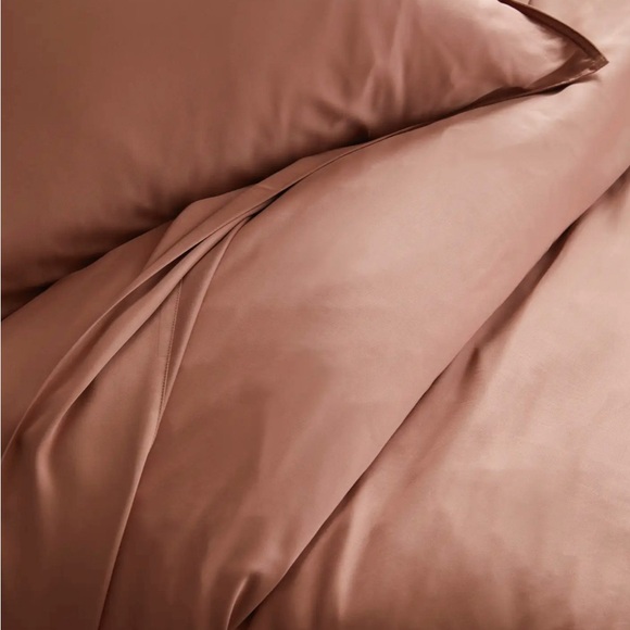 Quince Bamboo Duvet Cover Color:Clay Full/queen - Picture 3 of 9